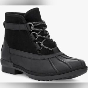 UGG Black Winter Rain Boots